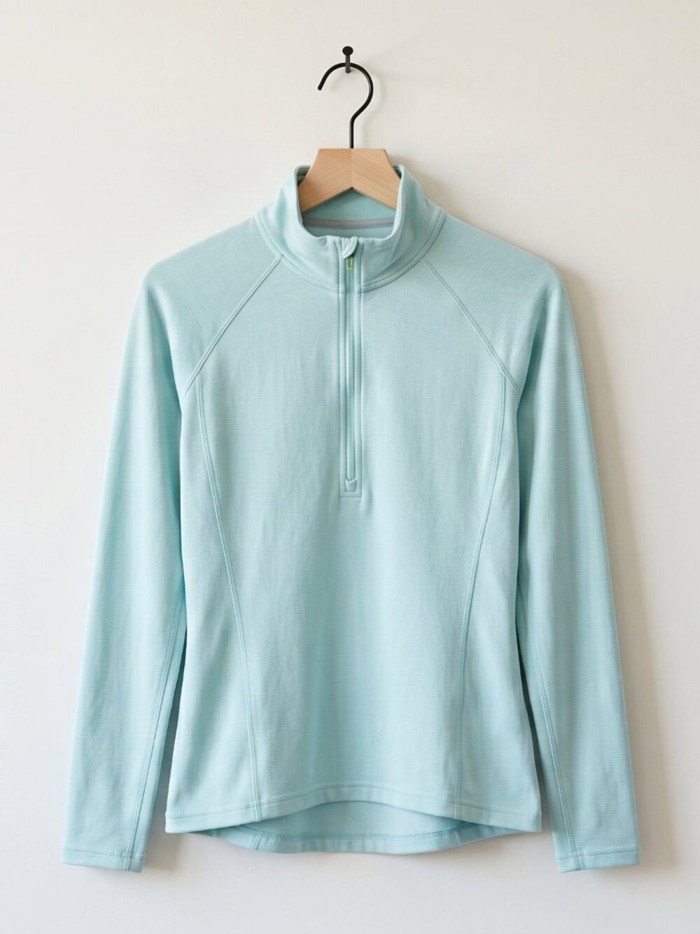Patagonia Half Zip Up Sweater Woman's Medium Mint Green Active Outdoor Layering